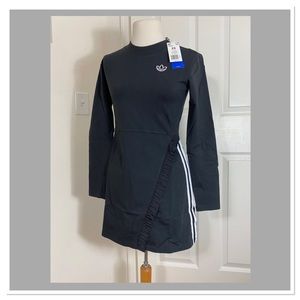 adidas Women’s Original Three Stripes Dress With Long Sleeve Size XS NWT